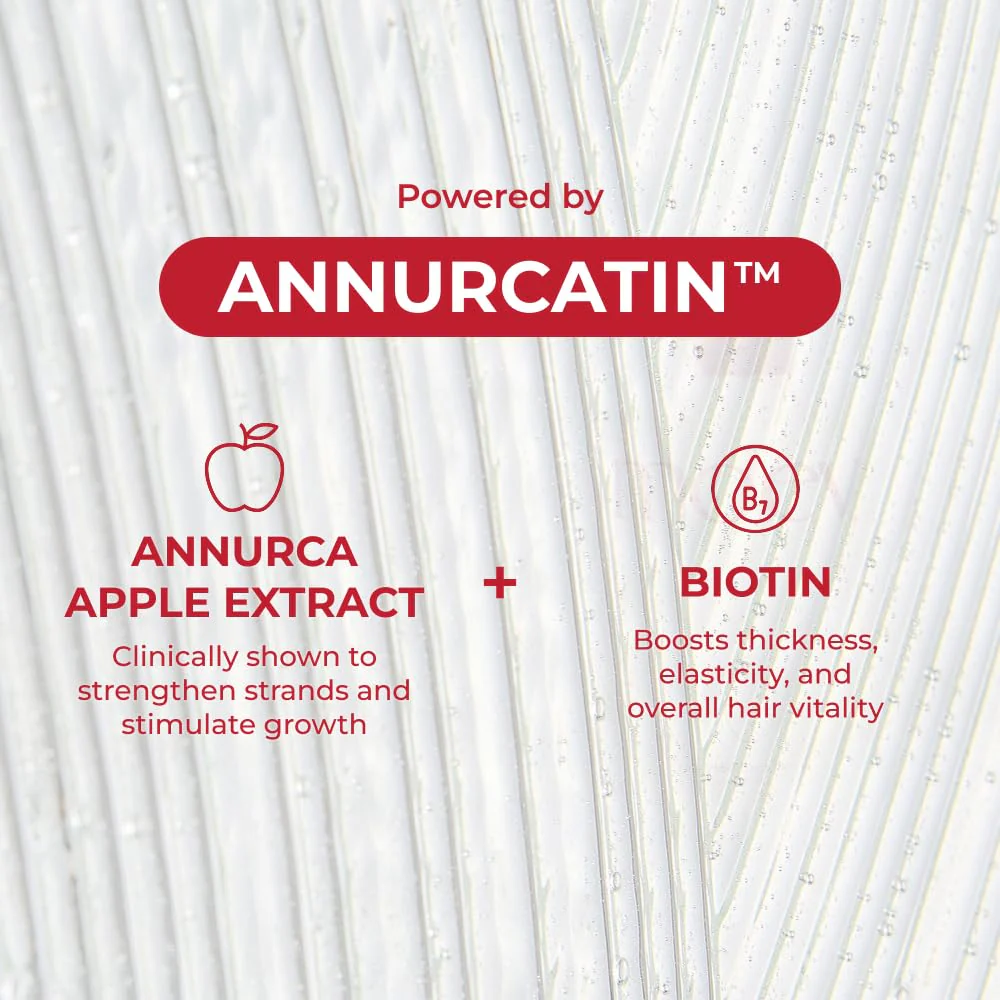 MOEV Champú ANNURCATIN 300ml Cuidado del cabello de manzana coreana para mayor fuerza y volumen - Image 9