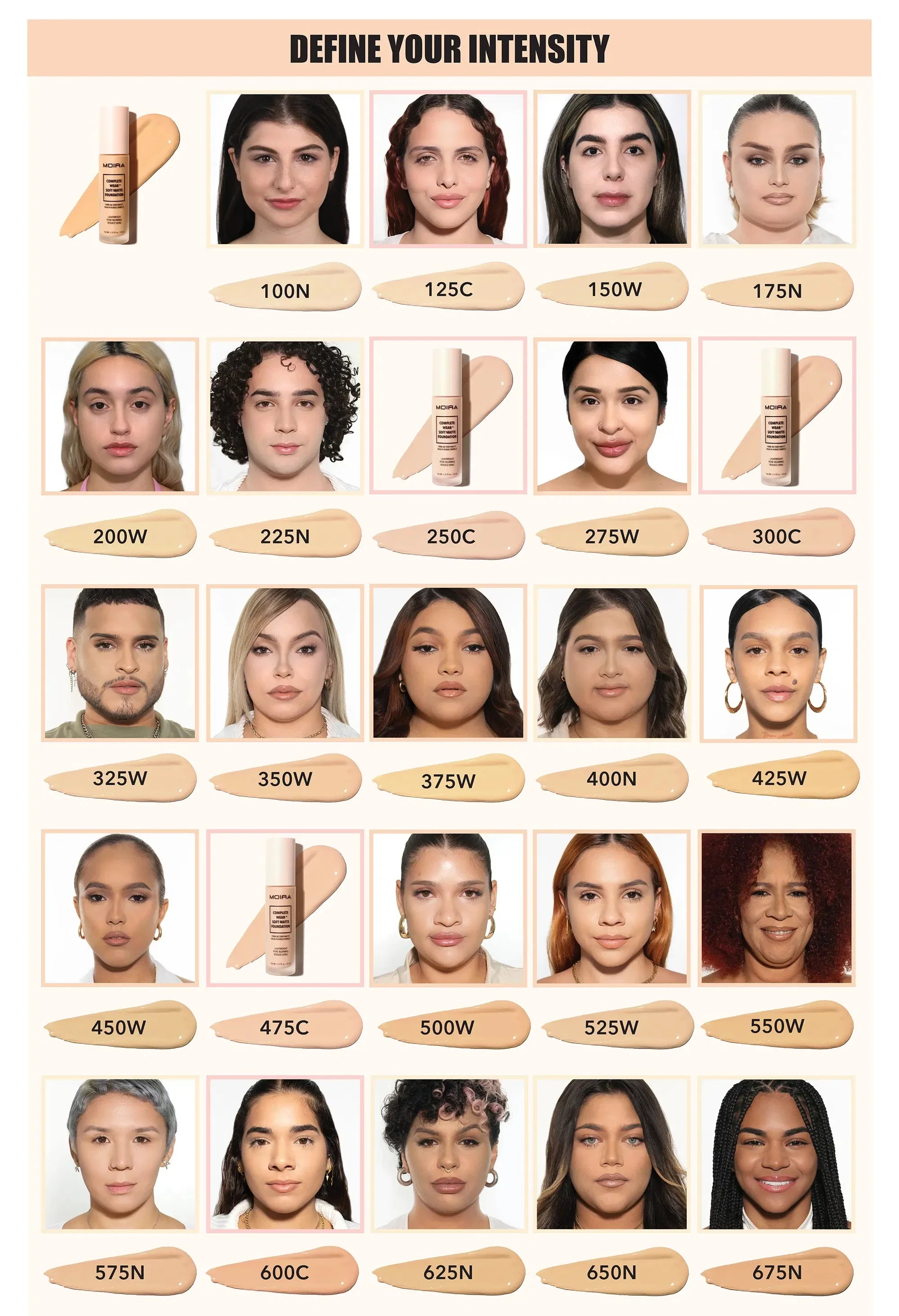 Moira  Base Complete Wear Soft Matte Foundation - Image 7
