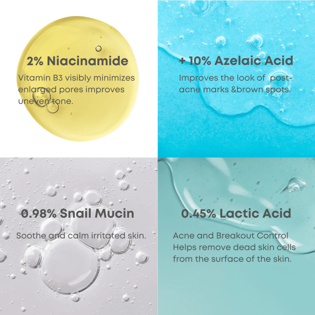 Nine Less Azelaic Acid Serum Duo Set (Free Gift : Azelaic Acid Cream 15ml (2ea) - Image 8