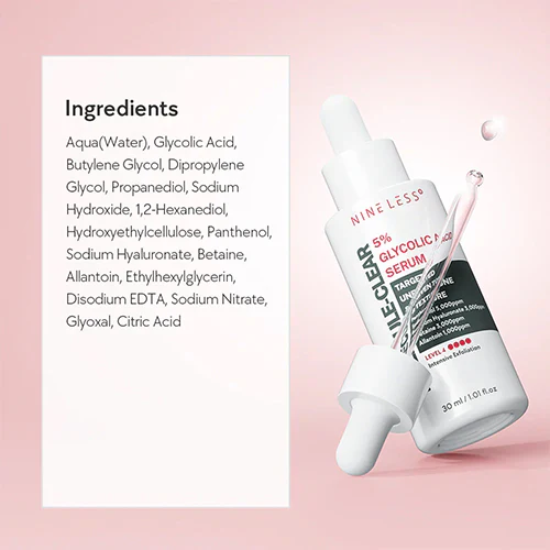 Nineless Molecule Clear 5% Glycolic Acid Serum 30ml - Image 7