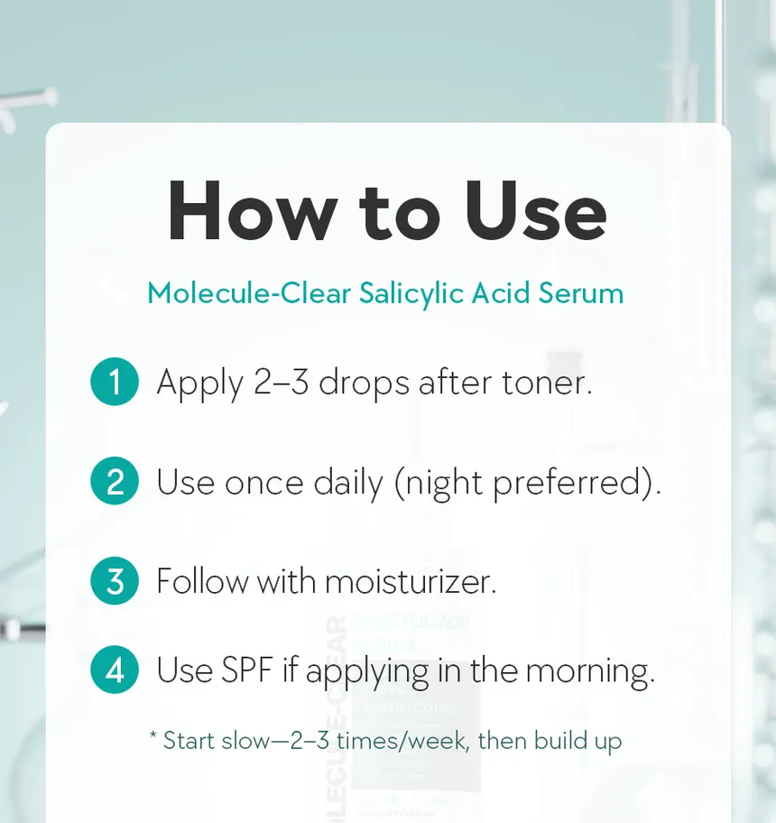 Nineless Molecule-Clear Salicylic Acid Serum 30ml - Image 5