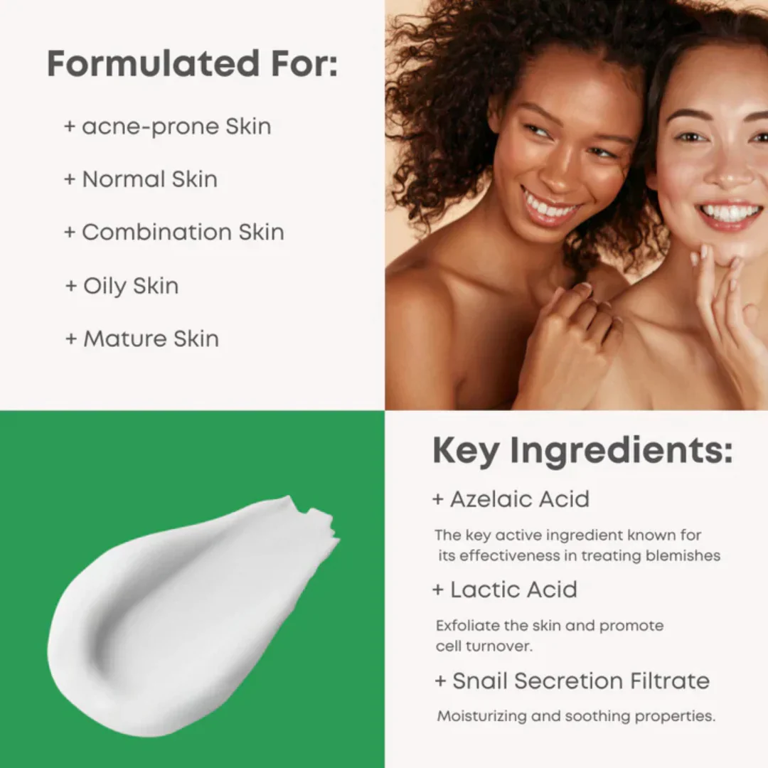 Ninelezz A-Control Azelaic Acid Cream 50ml - Image 3