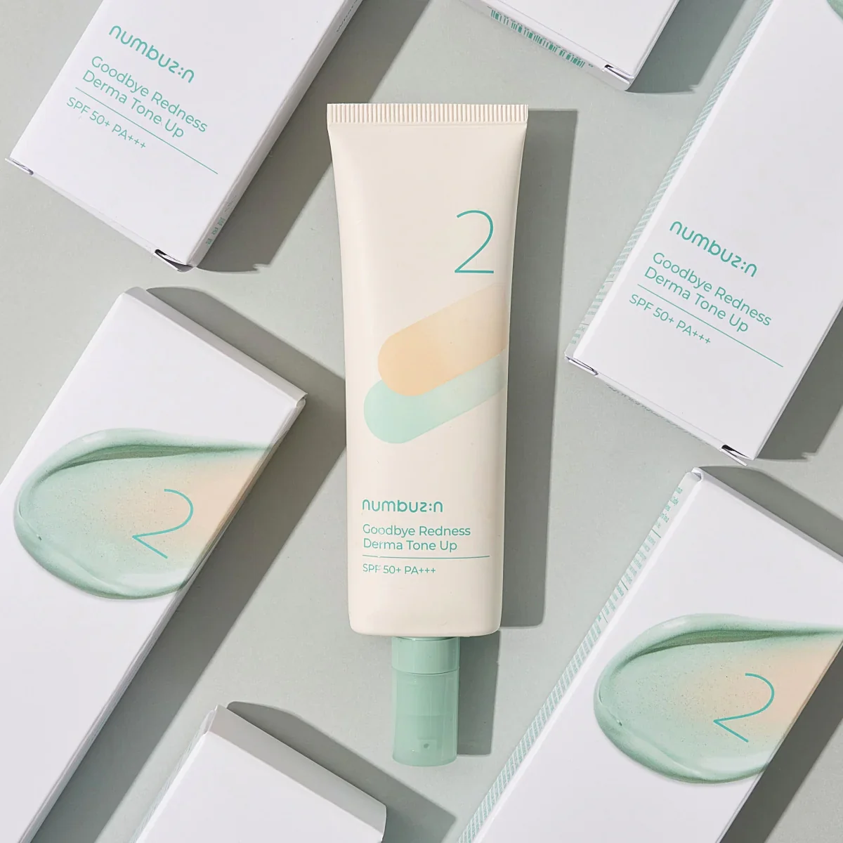 Numbuzin No.2 Goodbye Redness Derma Tone Up SPF50+ PA+++ - Image 4