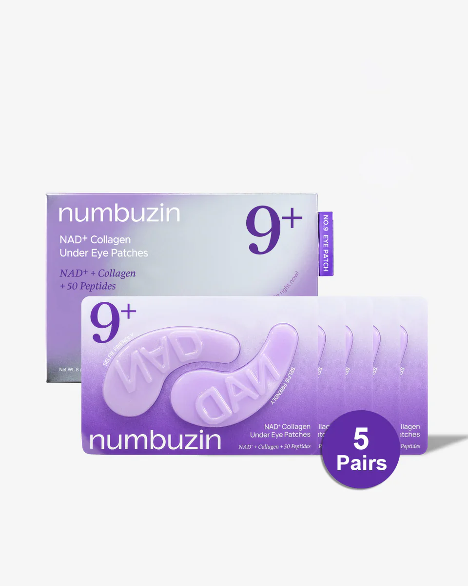Numbuzin Parches de colágeno NAD+ n.° 9 para el contorno de ojos (5 pares) - Image 3