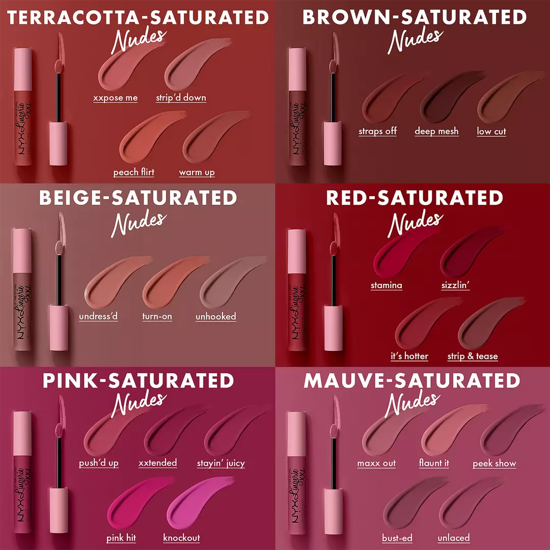 NYX Professional Makeup Lip Lingerie XXL Smooth Matte Liquid Lipstick - 16hr Longwear - Image 10
