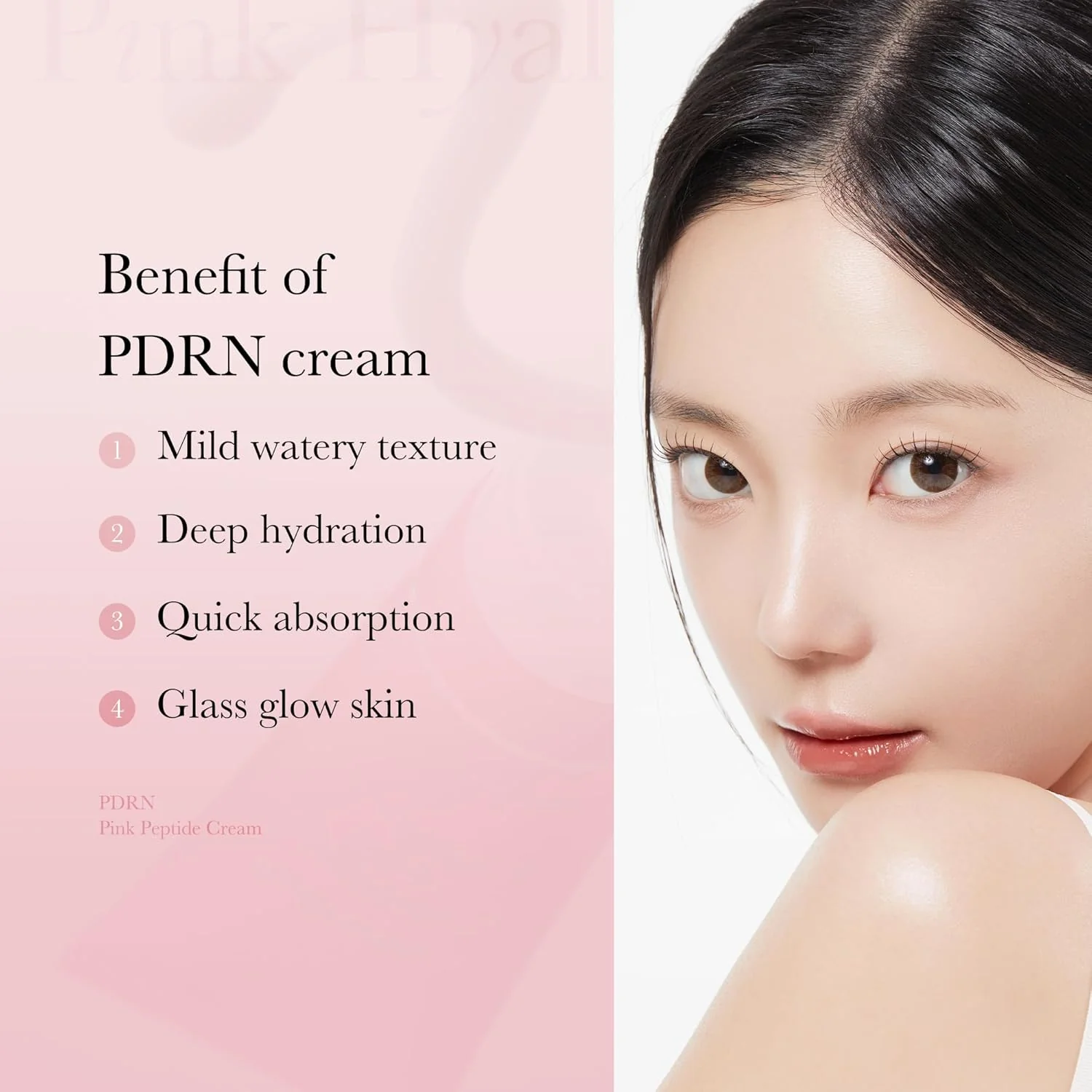 PDRN Pink Hyaluronic Moisturizing Cream Medicube 50ml - Image 7