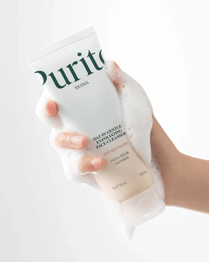 Purito Limpiador facial exfoliante de avena 150ml, lavado facial diario hidratante con arcilla exfoliante suave que minimiza los poros - Image 10