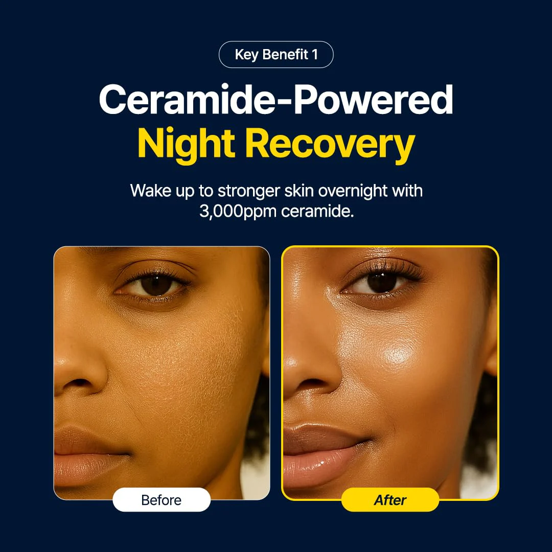 Purito Luminous Ceramide Sleeping Pack 100ml Crema de recuperación nocturna con cinco ceramidas - Image 7