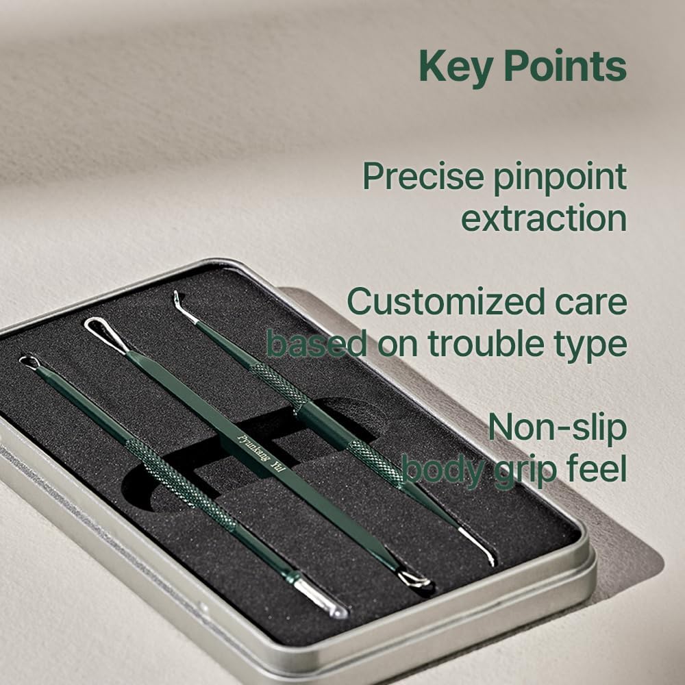 Pyunkang Yul - Pimple Extractor, estuche de estaño incluido, herramientas extractoras para eliminación de espinillas en la cara - Image 7