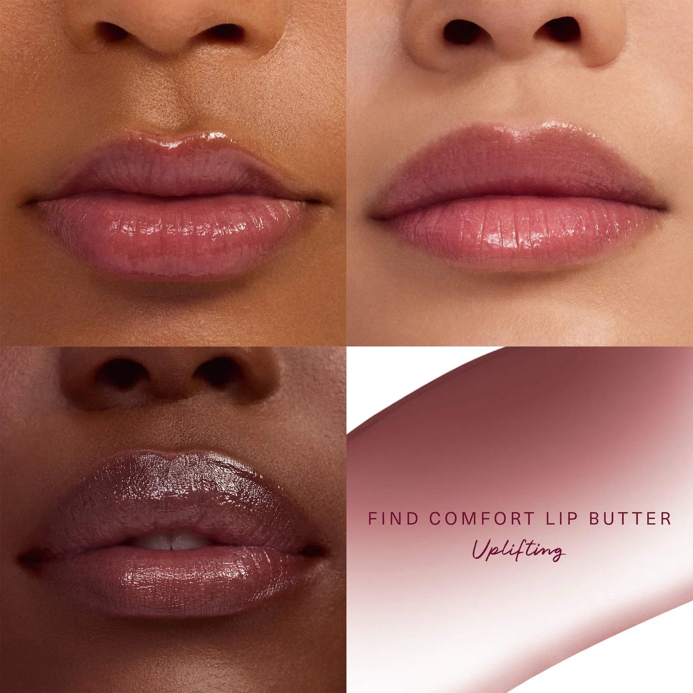 Rare Beauty Find Comfort Lip Butter Balm + Overnight Mask with Hyaluronic Acid Butter - Image 2