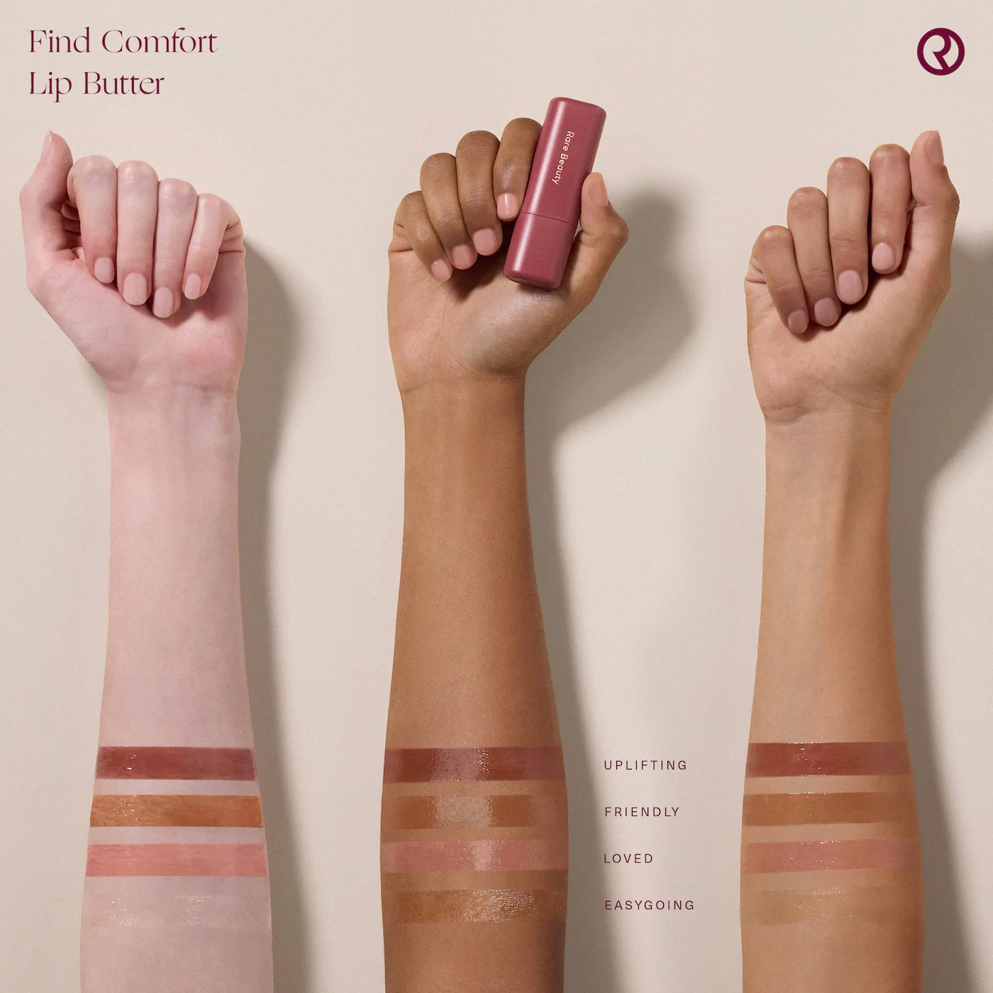 Rare Beauty Find Comfort Lip Butter Balm + Overnight Mask with Hyaluronic Acid Butter - Image 5