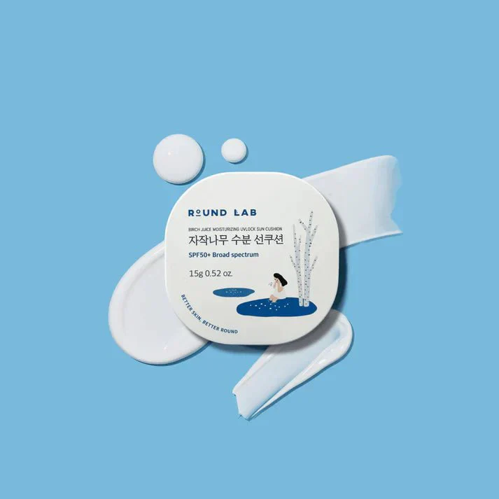 Round Lab Cushion solar hidratante con bloqueo UV SPF50+ de amplio espectro 15g - Image 4