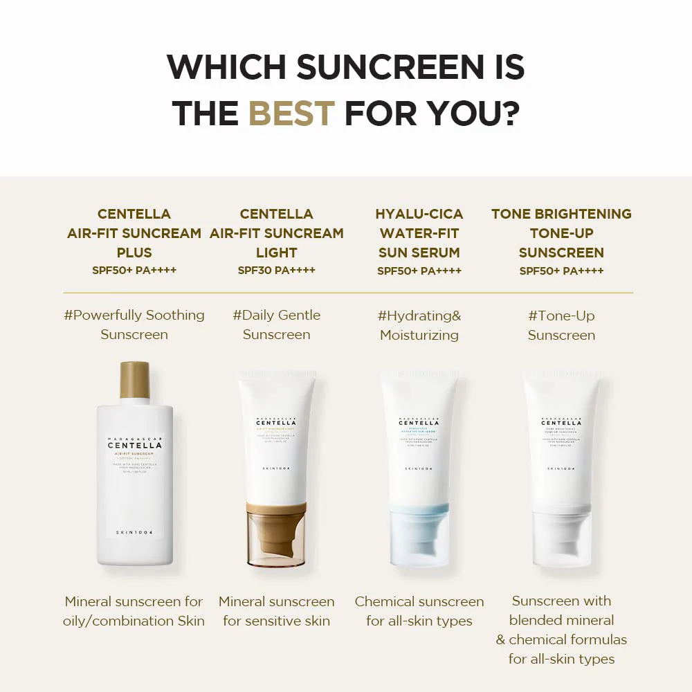 SKIN 1004 Centella Air-Fit Suncream LIGHT SPF30 PA++++ - Protector solar mineral ligero de uso diario 50ml - Image 4