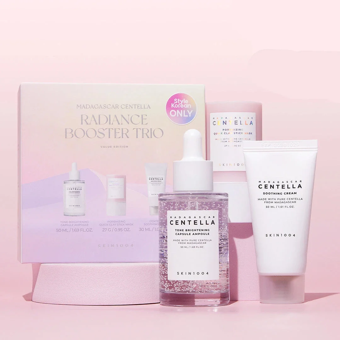 SKIN1004 Madagascar Centella Radiance Booster Trio (Ampoule + Mask + Cream) - Image 2