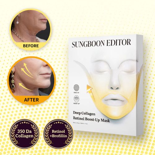 Sungboon Editor Deep Collagen Retinol Boost Up Mask Set 4u - Image 3