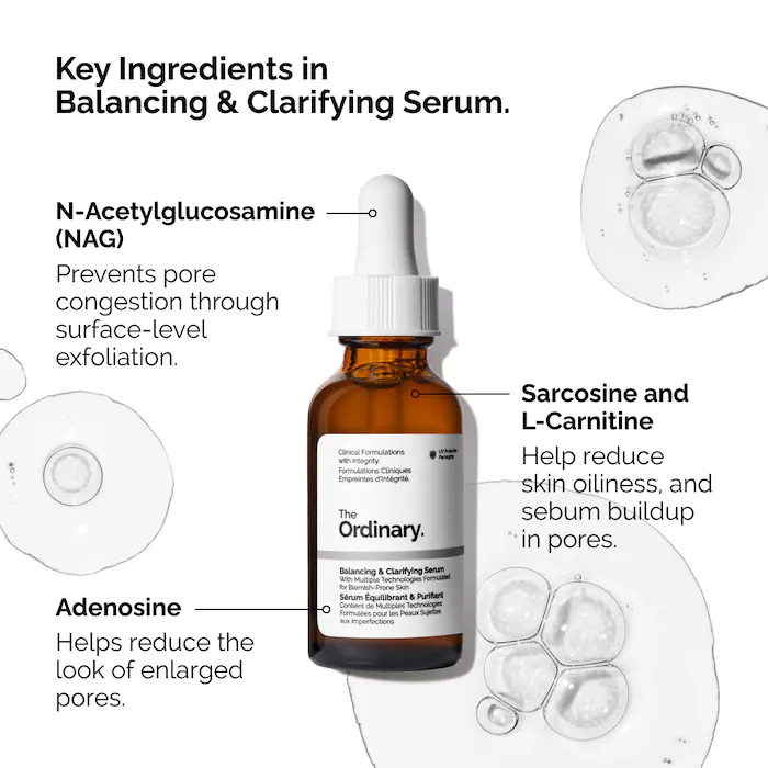 The Ordinary Balancing & Clarifying Serum -Suero equilibrante y aclarante para pieles con imperfecciones - Image 3