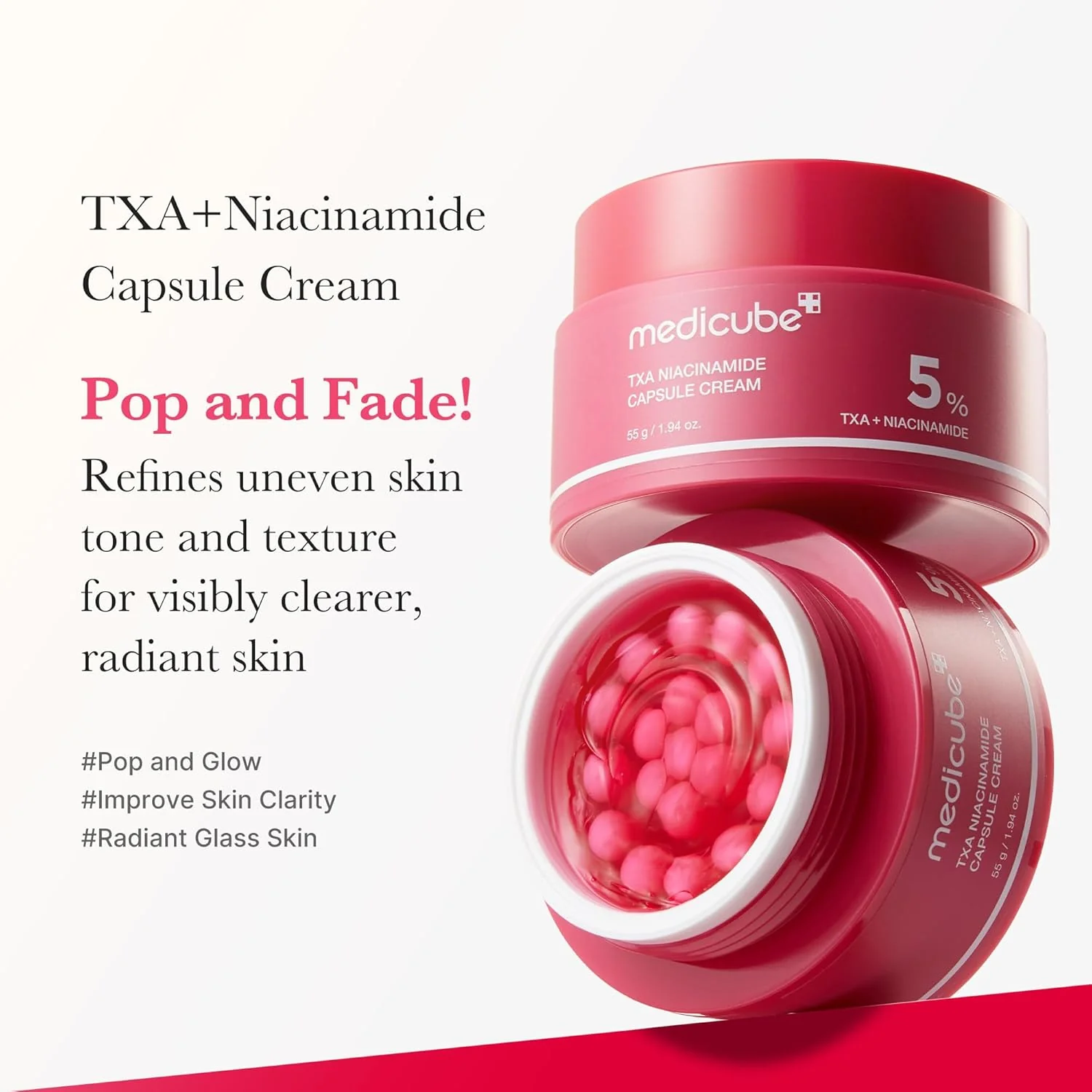 Medicube TXA+Crema de cápsula de niacinamida 55g - Image 8
